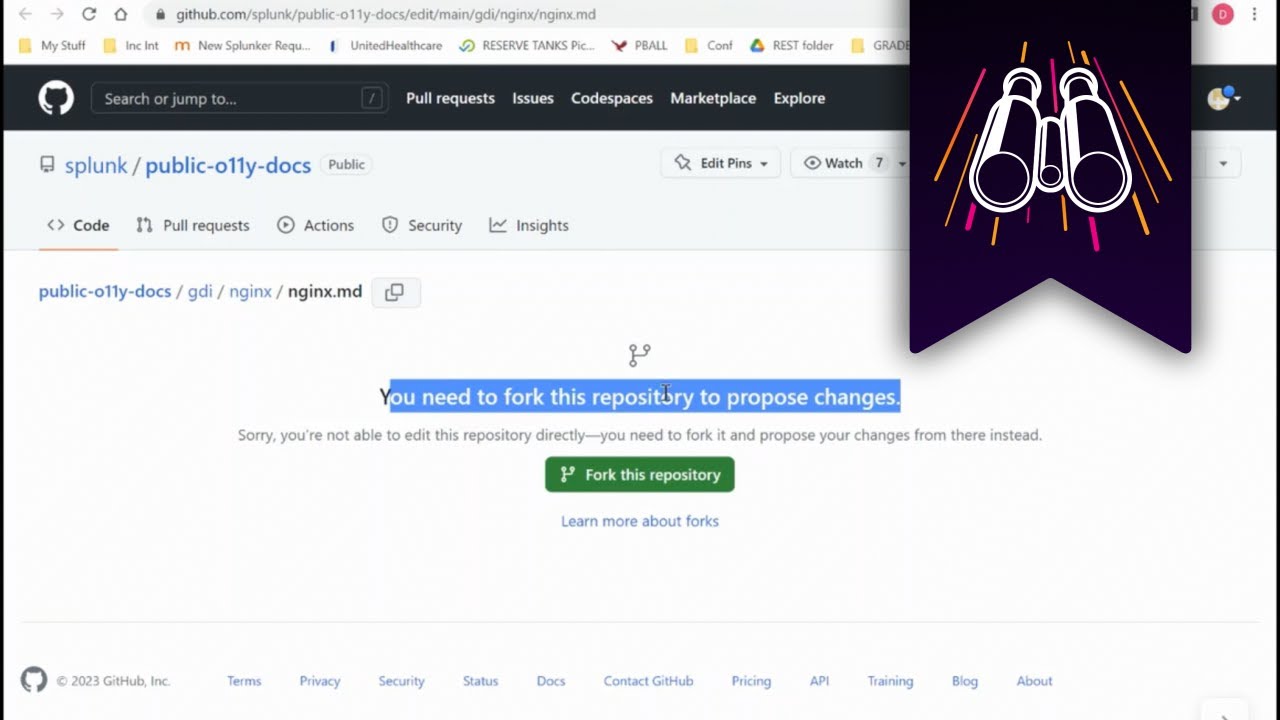 splunkdocs's tweet card. Contributing to Splunk Observability Documentation