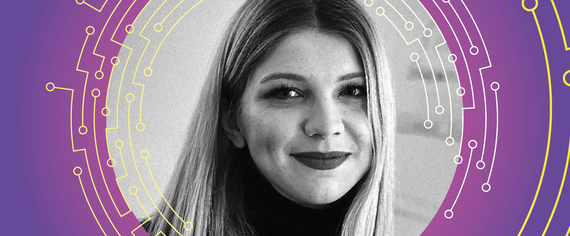 JAXenter's tweet card. Wir stellen inspirierende Frauen vor, die erfolgreich in der IT-Branche Fuß gefasst haben. Heute: Lena Myshelova.