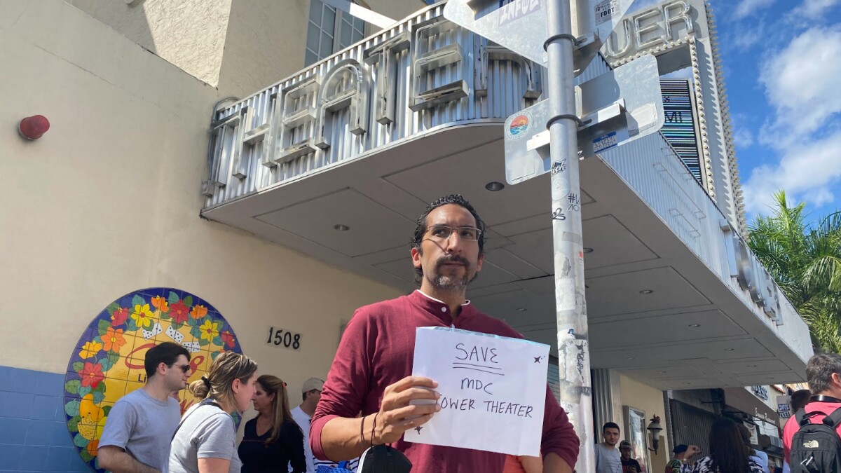 WLRN's tweet card. The city says it is making progress, but most days the city-owned and operated Tower Theater offers no events for the public, a big change from the past.