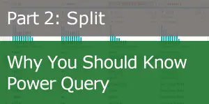 ExcelUnplugged's tweet card. Splitting is a common task in Excel that works well for simple cases. But for more complex data you would need to use split in Power Query.