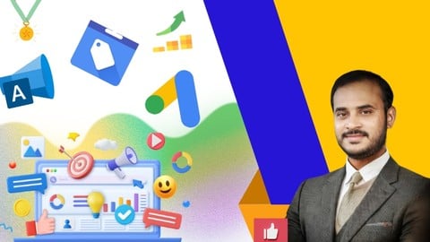 Coursevania's tweet card. 100 Days of Google Ads & Microsoft Ads: Ultimate Bootcamp