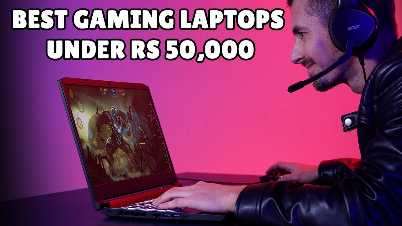 TechZoom7's tweet card. Best Gaming Laptops under Rs 50,000 in India