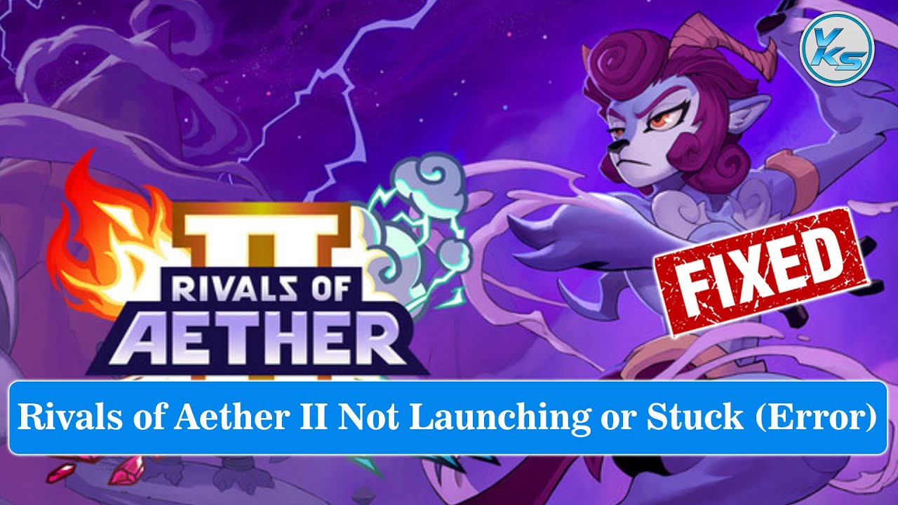 vksytc's tweet card. ✅ How To Fix Rivals of Aether II Launching Failed, Black Screen, Not...