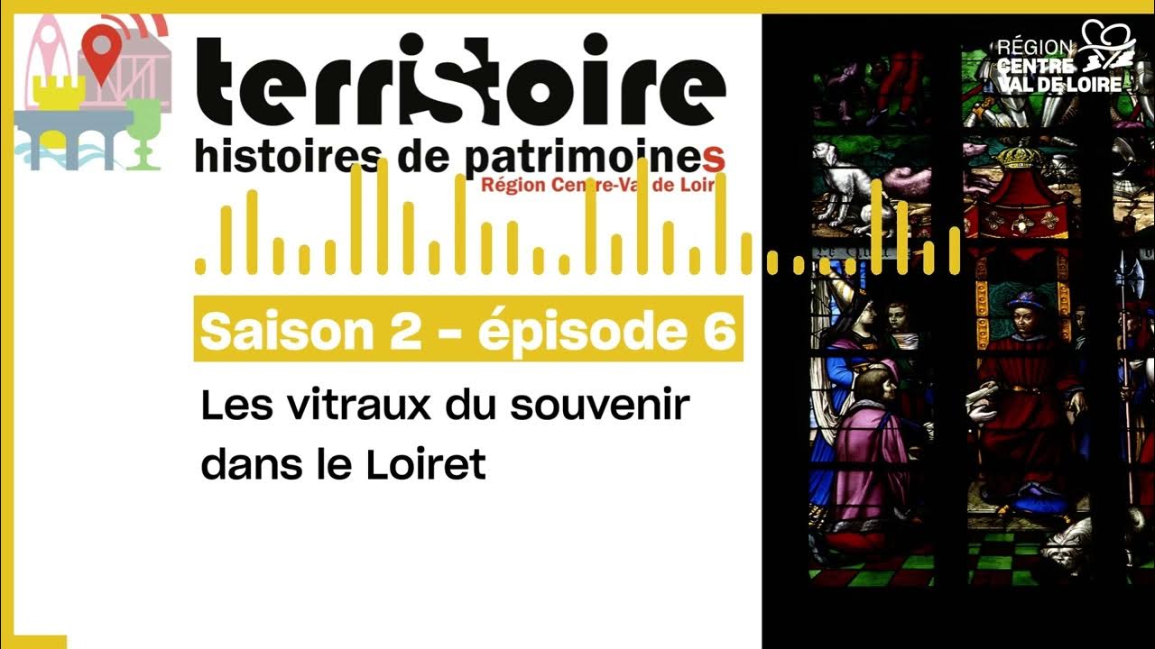 RCValdeLoire's tweet card. 🎧 Podcast "TerriStoire" : S02E06 - Les vitraux du souvenir dans le...