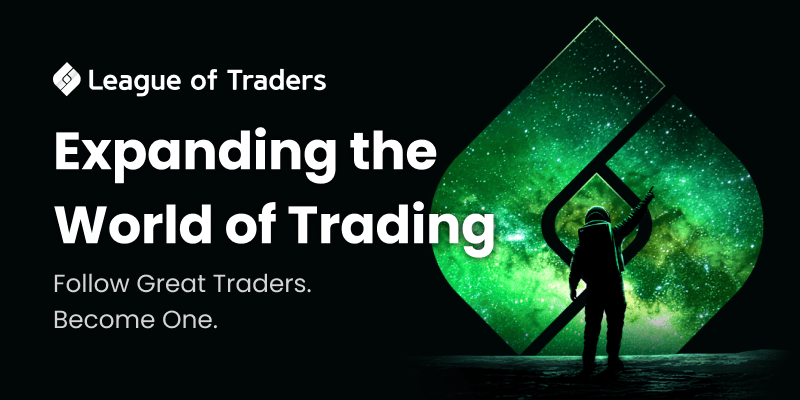 leagueoftraders's tweet card. The one-stop-shop to maximize your profits, see all of your exchanges in one portfolio, Copy Trade the best Traders, and compete in trading competitions to win cash prizes! Sign up now and become a...