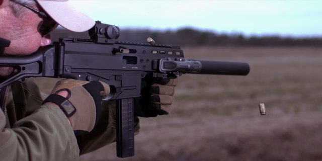 LogBooksForGuns's tweet card. The Swiss-made Brugger and Thomet APC9K is the Army’s first official subgun since World War II.