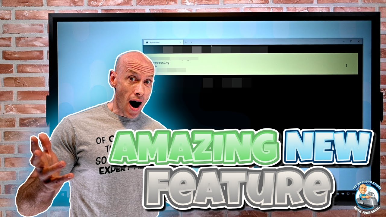 NTFAQGuy's tweet card. Amazing New Azure Feature