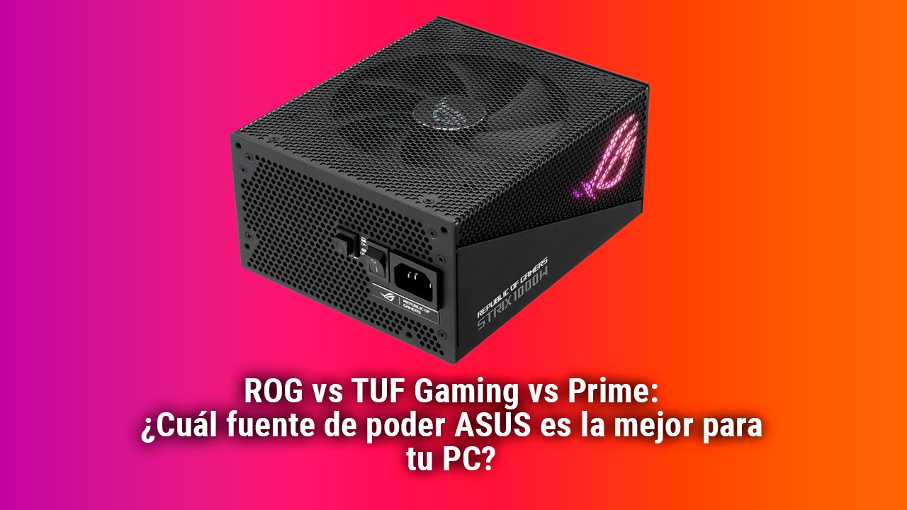 beahero_news's tweet card. Descubre las diferencias entre las fuentes de poder ASUS ROG, TUF Gaming y Prime para elegir la mejor opción para tu PC. Conoce sus características y cuál es la más adecuada para ti.