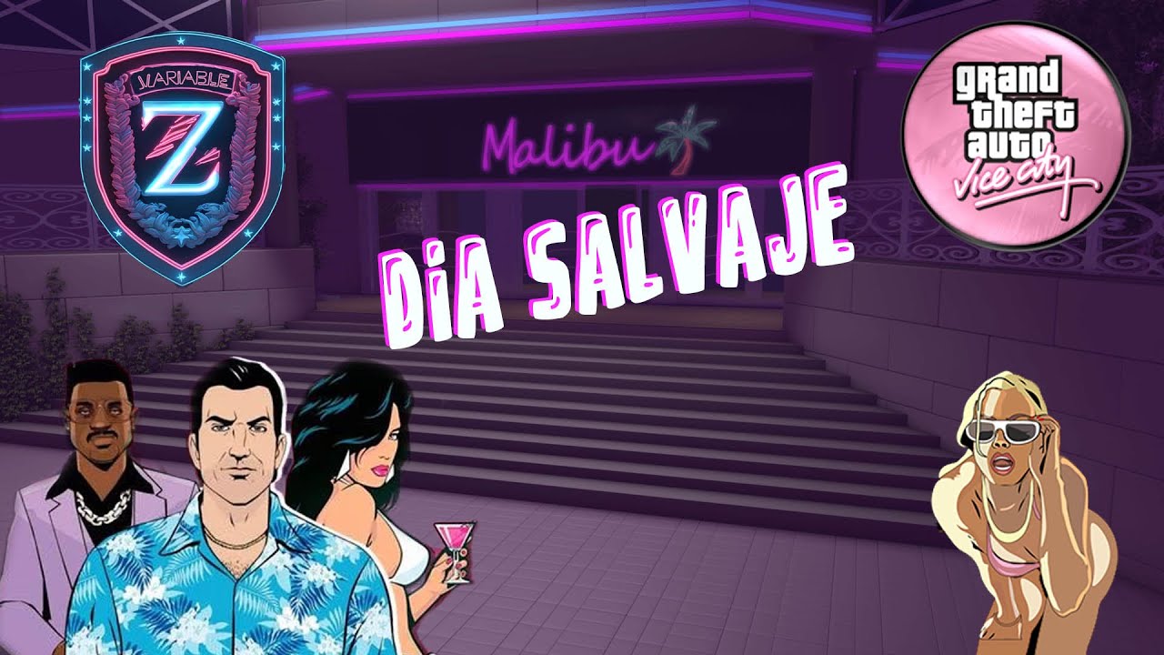 variable_z_'s tweet card. Dia Salvaje en GTA Vice City: Batalla en la Discoteca y Locura en las...