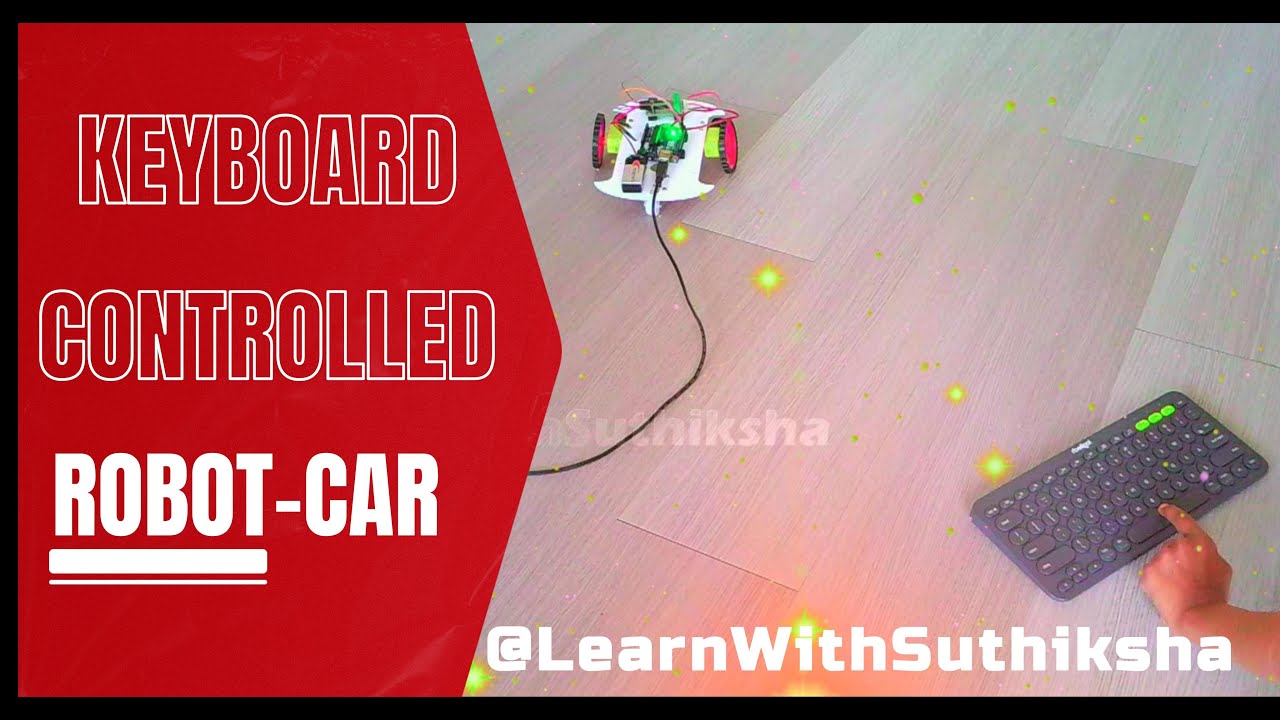 rajujrk's tweet card. Part - 7 |🚗💻 Keyboard Controlled Robot Car Using Arduino | DIY...