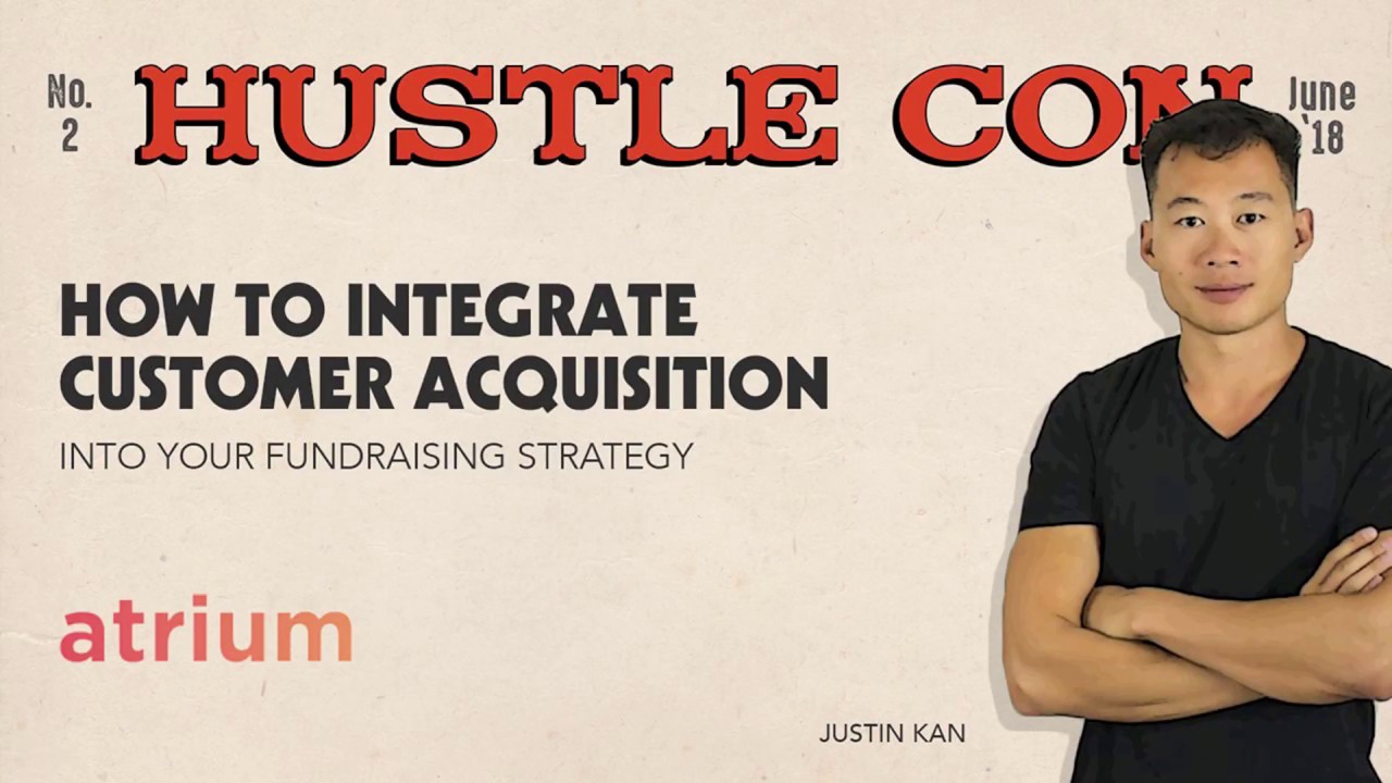hustlecon's tweet card. Justin Kan | Hustle Con 2018