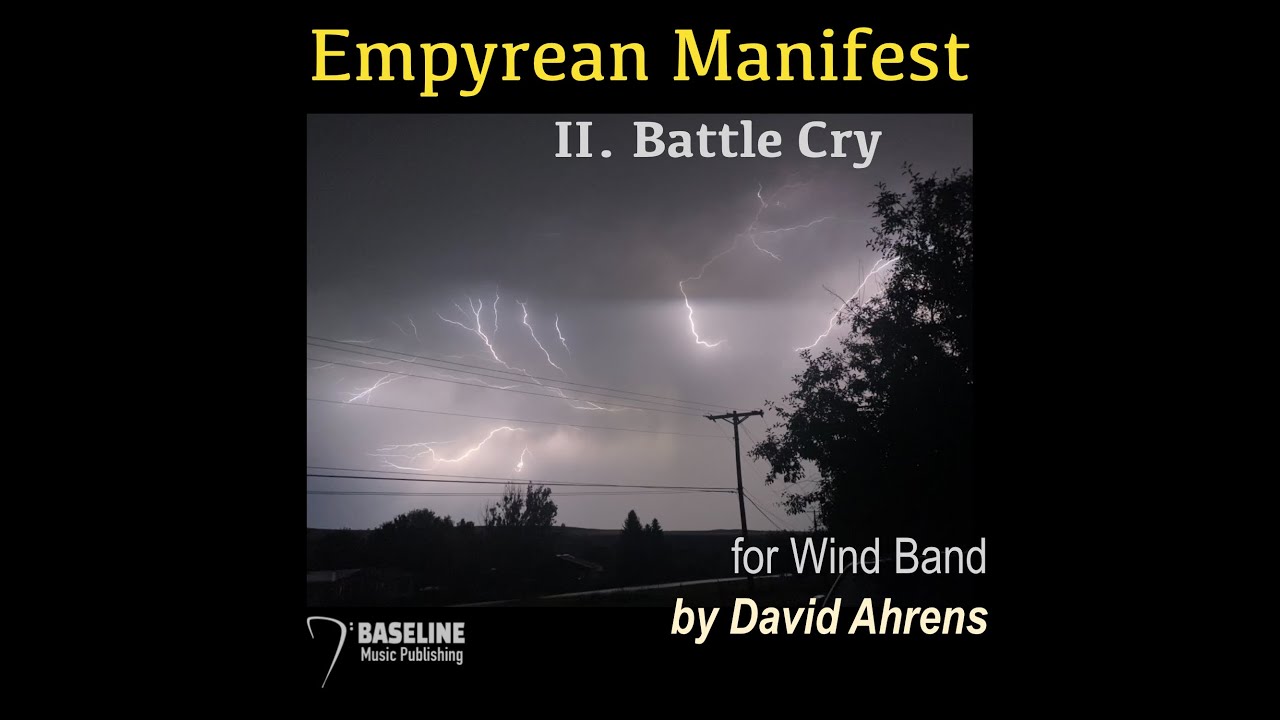 CondensedScore's tweet card. Empyrean Manifest: II. Battle Cry, by David Ahrens