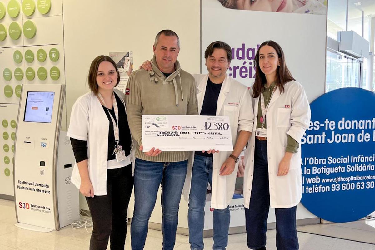 NovaRadioLloret's tweet card. A més, l’associació sense ànim de lucre ha donat recentment un total de 12.380 euros a l’hospital Sant Joan de Déu.