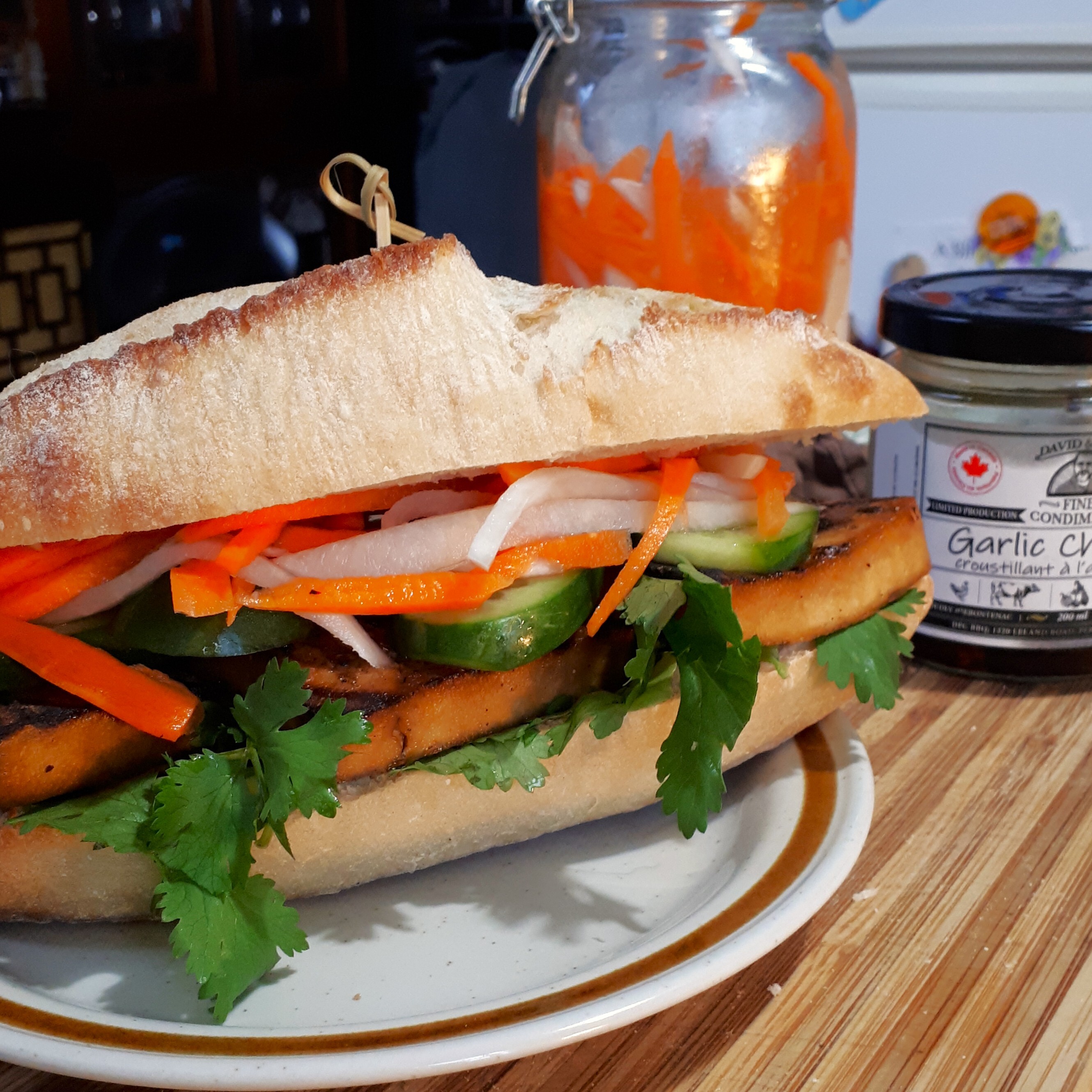 DFCComputing's tweet card. our recipe of the month using our Garlic Chili Crisp