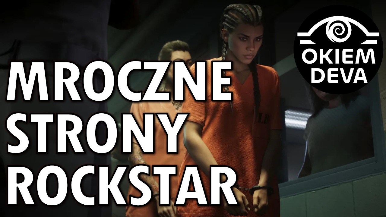 OkiemDeva's tweet card. Mroczne strony Rockstar