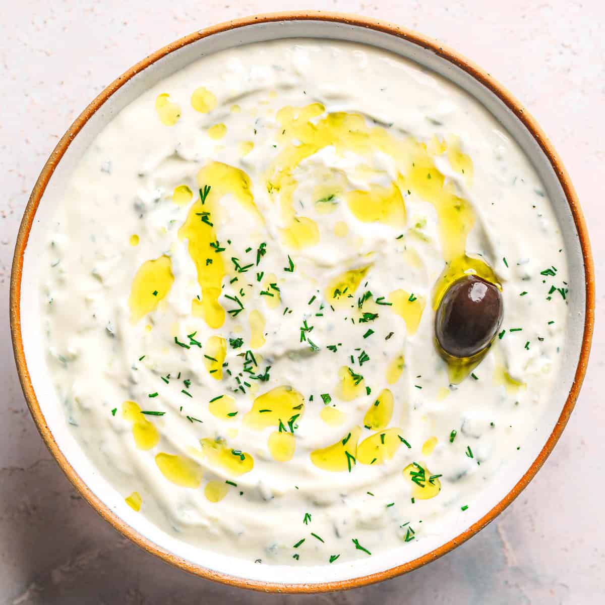 PoshJournalBlog's tweet card. Easy tzatziki sauce made with Greek yogurt, cucumber, garlic & mint. A healthy, flavorful dip or sauce perfect for meats, veggies, and more.