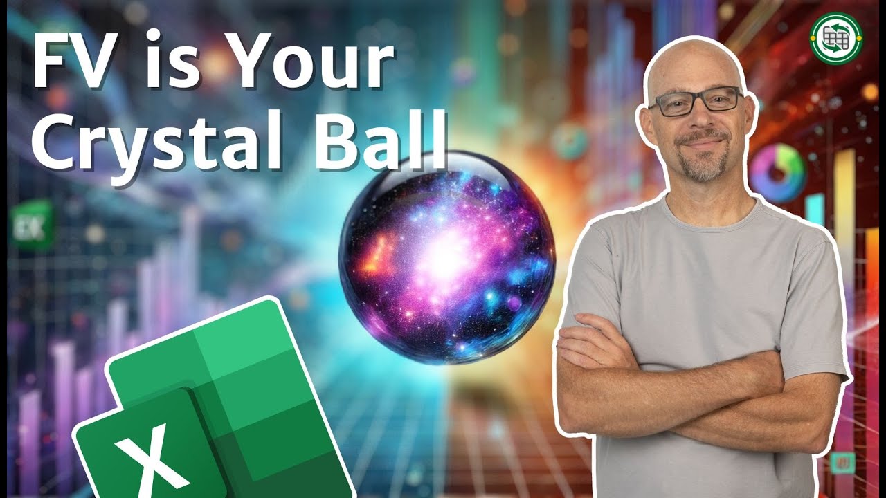 Exceluniversity's tweet card. FV is a Crystal Ball