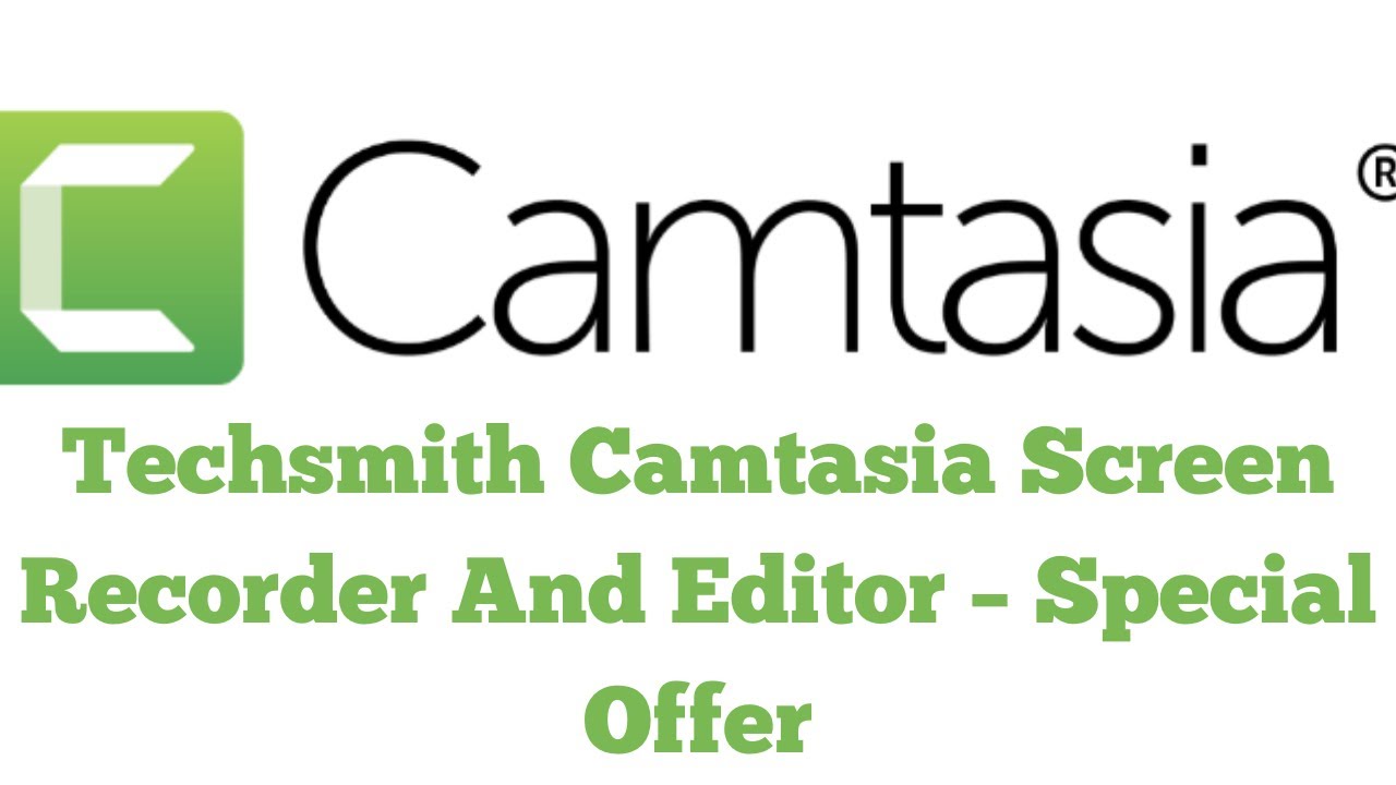 TCIMarketer's tweet card. Techsmith Camtasia Screen Recorder And Editor – Special Offer
