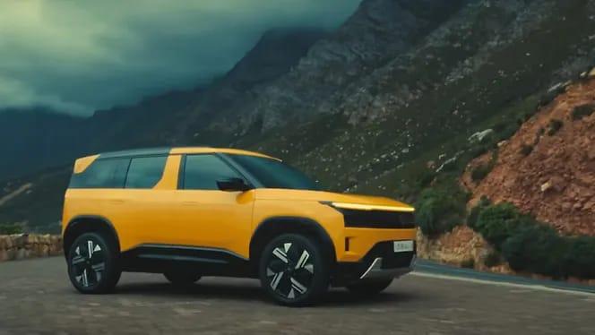 RoyalBulletin's tweet card. Tata Sierra 2025 सिर्फ 11000 में बुकिंग शुरू नई पावरफुल SUV में ट्रिपल स्क्रीन प्रीमियम इंटीरियर...