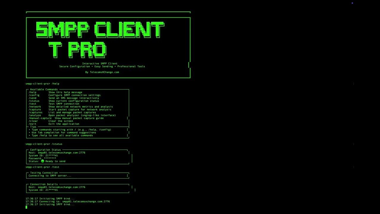 ameedjamous's tweet card. SMPP Client PRO - Advanced SMS Gateway Testing & Network Analysis Tool