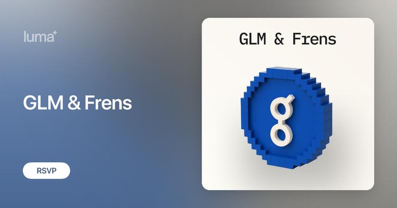 arkivnetwork's tweet card. Join us for a relaxed GLM ecosystem evening at DevConnect. If you’re a builder, a GLM friend or a holder, come hang out, meet teams, and have a good time. What…