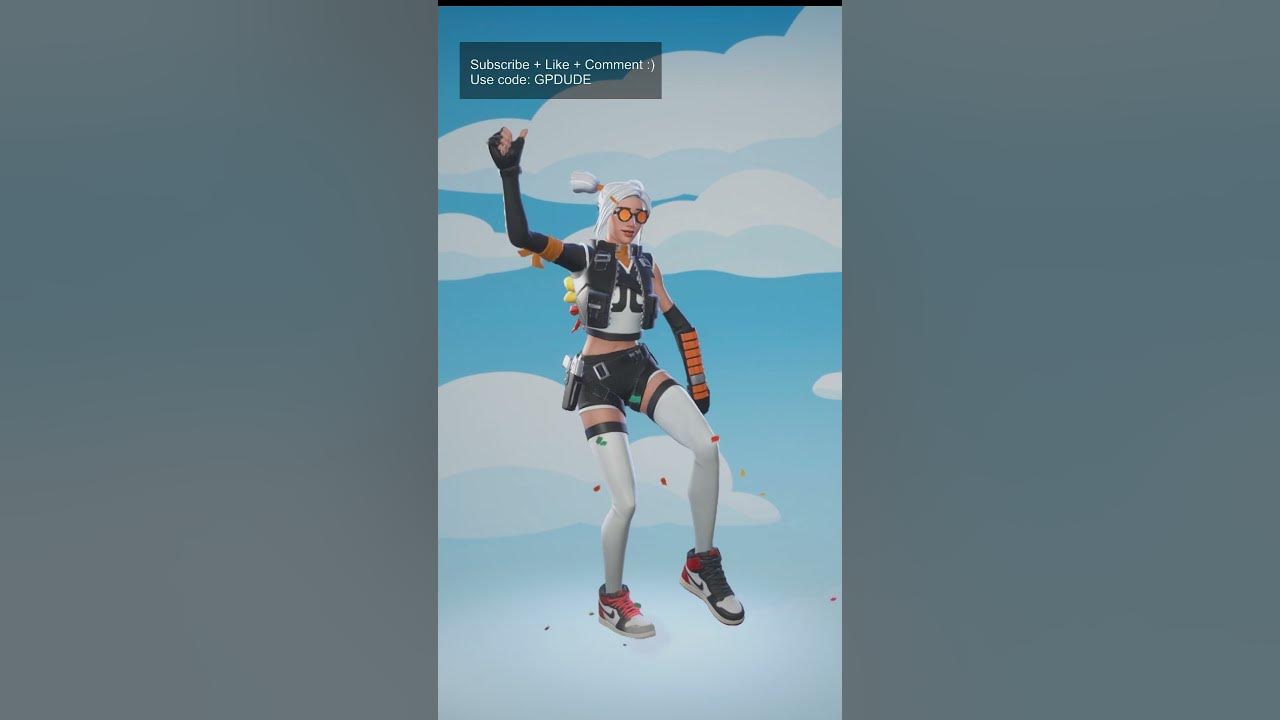 dude_gameplay's tweet card. Geek Timë emote in Fortnite