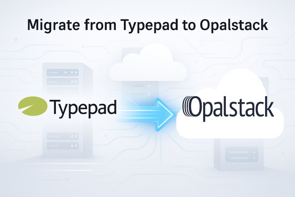 opalstack's tweet card. Migrate from Typepad to Opalstack *now* to save all of the content from your Typepad hosted sites; experience a modern hosting platform now!