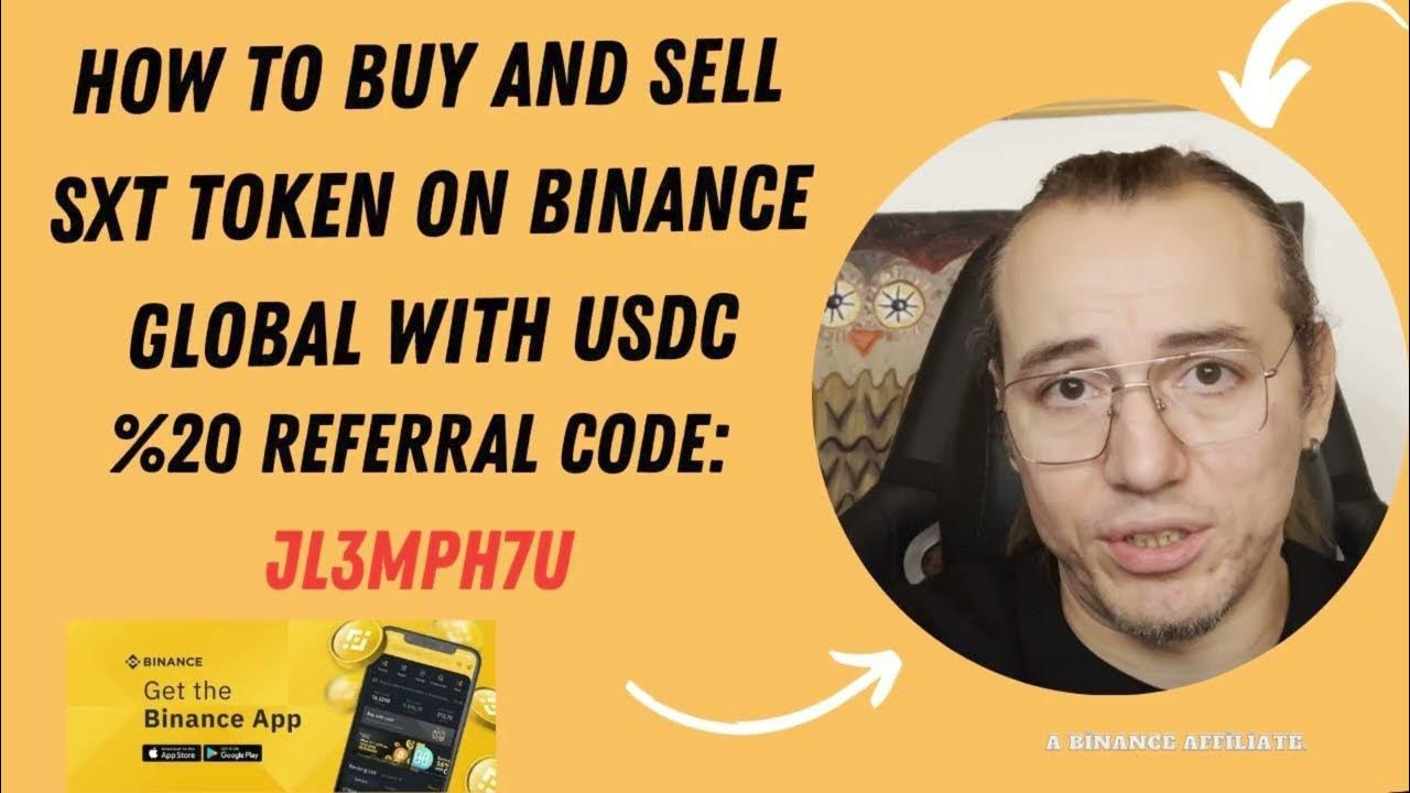 ExchangeCodes's tweet card. How to buy and sell SXT Token on Binance Global With USDC?