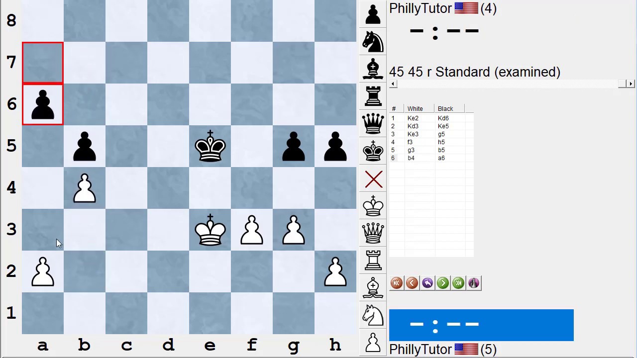 danheisman's tweet card. Chess Endgame: King & 5 pawns vs King & 4 pawns