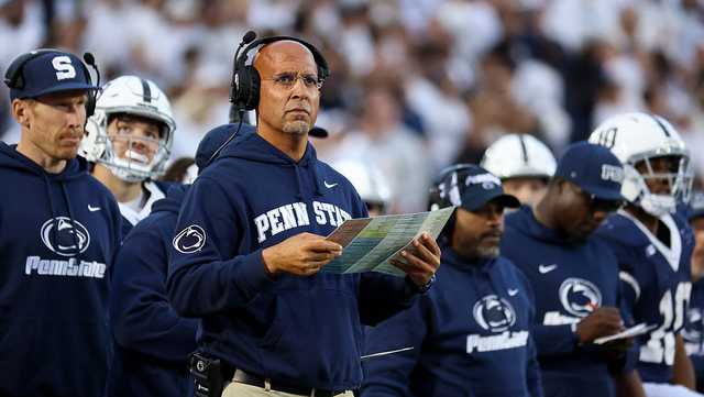 astockeyWTAE's tweet card. Penn State announced that football head coach James Franklin will not finish out the season with the team and that a new interim coach has been named.