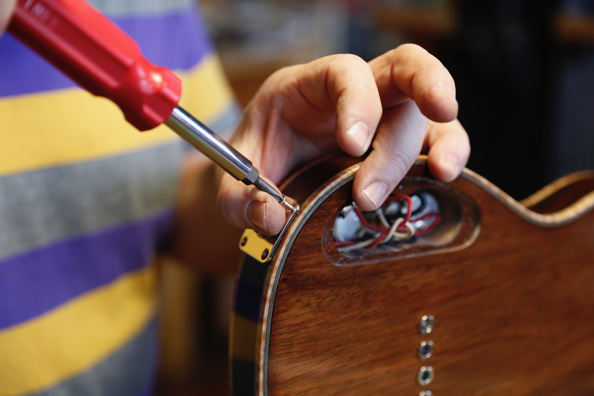 CSGuitarMaking's tweet card. The Tech Program at the Chicago School of Guitar Making is designed as a course of study to prepare for a career as a Guitar Technician.