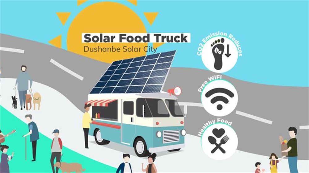 AltFinLab's tweet card. Help us crowdfund a solar food truck, which will showcase the potential of solar power and kickstart a wave of projects in Dushanbe. Let's make Dushanbe a Solar City!