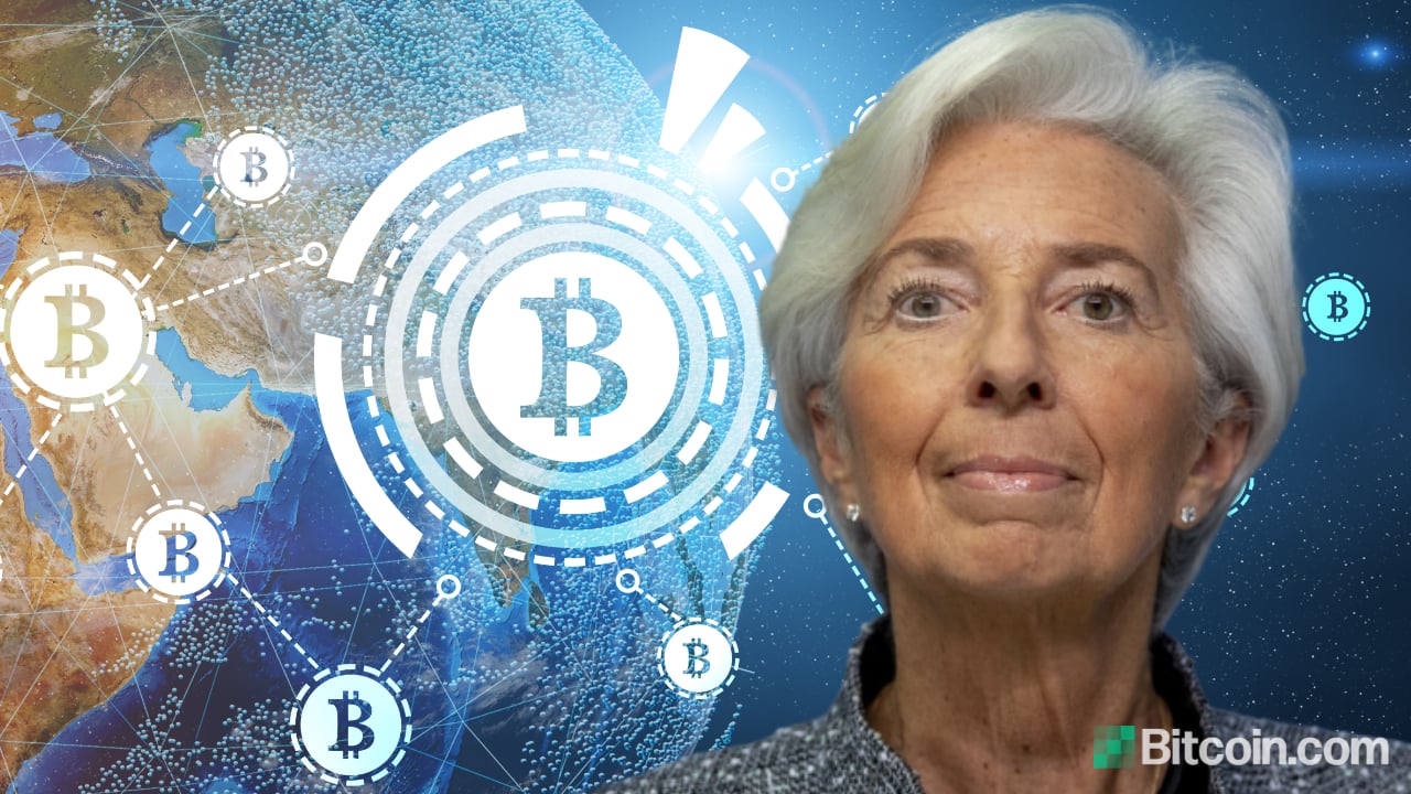 BitcoinNews's tweet card. The president of the European Central Bank (ECB), Christine Lagarde, warned that cryptocurrencies are prone to money laundering. She agrees with the governor of the Bank of England, Andrew Bailey,...