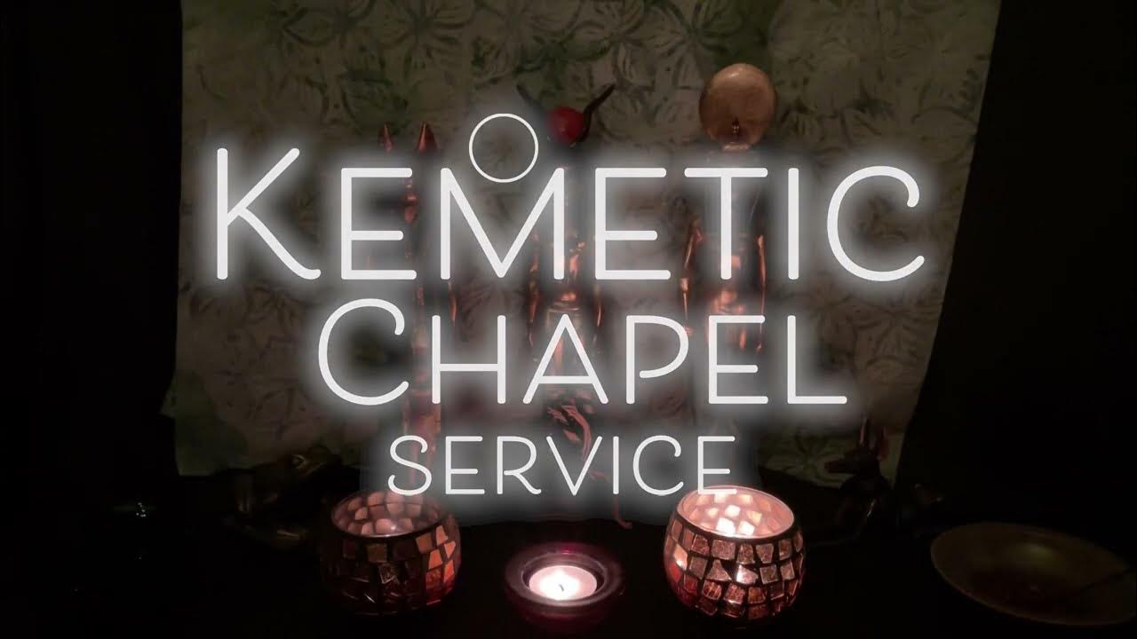 HandmaidenToArt's tweet card. Kemetic Chapel: Mystery of the Divine Birth