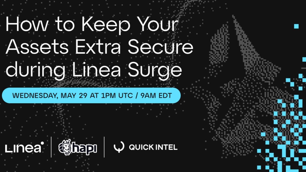 LineaBuild's tweet card. How to Keep Your Assets Extra Secure during Linea Surge
