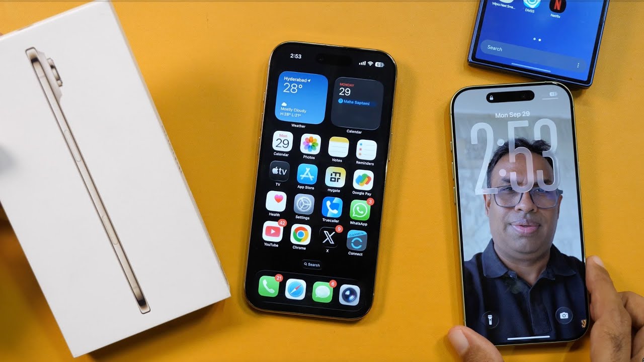 geekyranjit's tweet card. iPhone Air Impressions after 4 days of Use (Retail Unit)