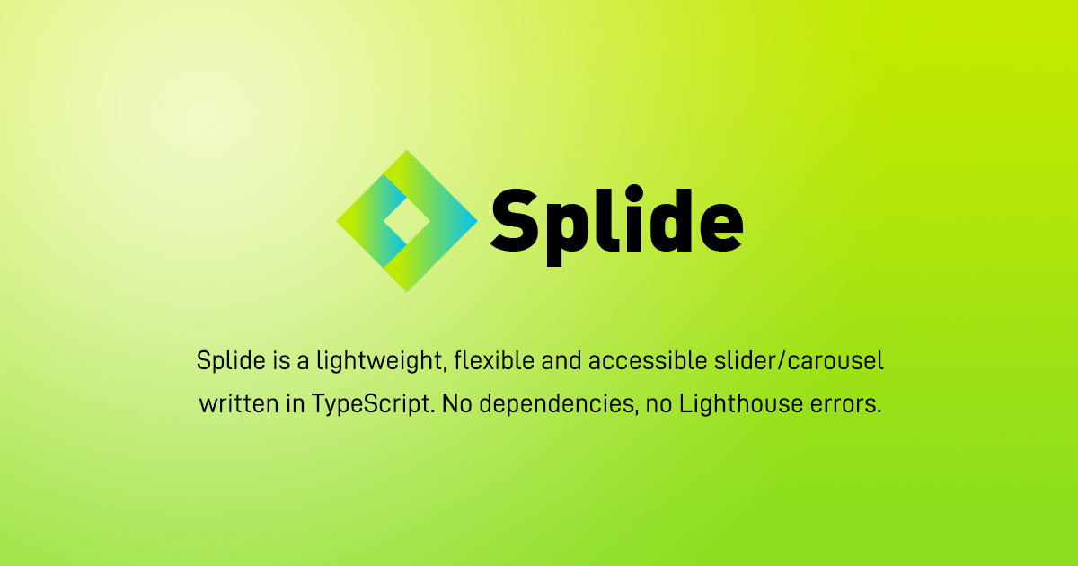PeterNeumannDev's tweet card. Splide follows W3C Carousel Design Pattern to improve accessibility. This page explains about the Splide accessibility.