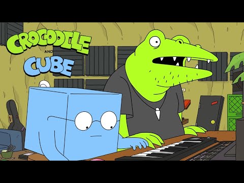 MichaelRCusack's tweet card. Crocodile and Cube: In The Studio - Ep.1 "Writing"