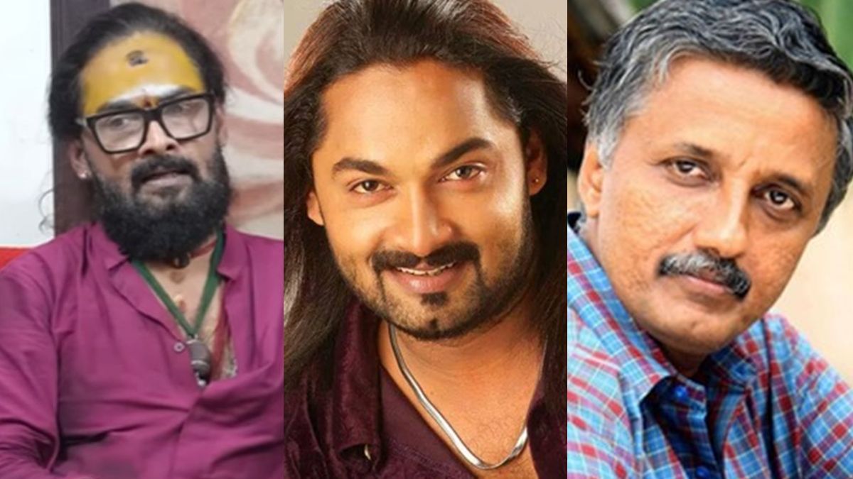 FilmibeatMa's tweet card. കവിരാജിനെക്കുറിച്ച് സംസാരിക്കുകയാണ് സംവിധായകൻ ശാന്തിവിള ദിനേശ്. കരിയർ വിട്ടതിന് കവിരാജ് പറയുന്നതല്ല കാരണമെന്ന് വാദം | Director Santhivila Dinesh Shares His Opinion About Kaviraj; Says He Worked With...