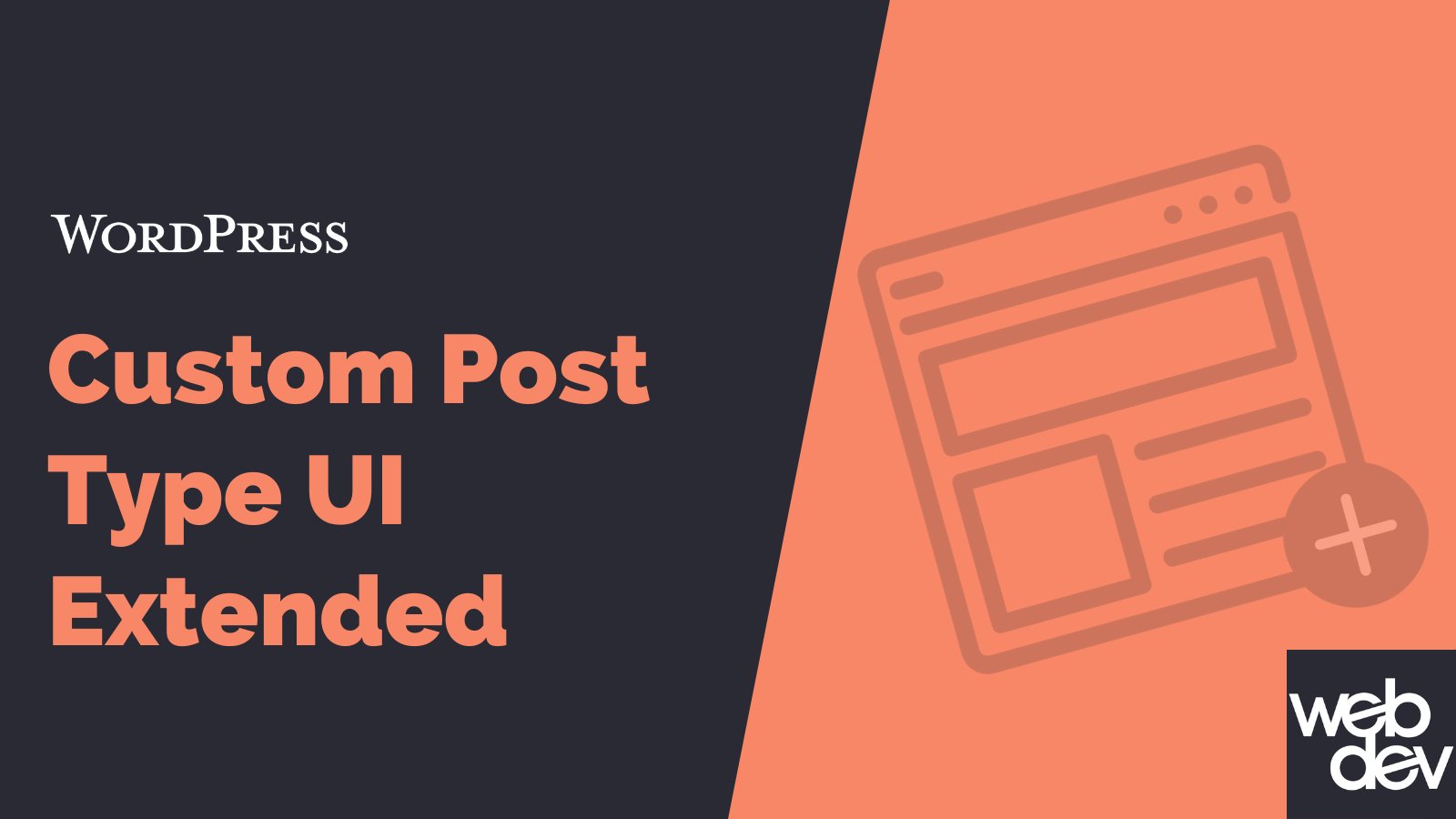 pluginize's tweet card. Easily display content from your custom post types anywhere on your WordPress website extending the popular Custom Post Type UI plugin.