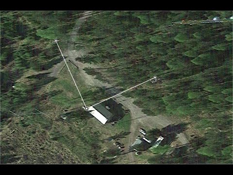 oh2aue's tweet card. 80m Antifading End Fed Quadrant NVIS Antenna