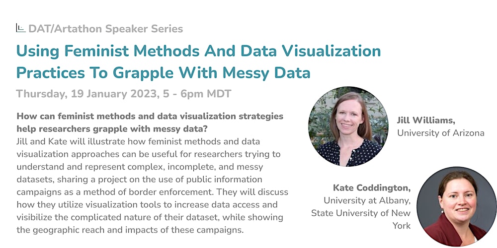 DisasterYolanda's tweet card. DAT/Artathon Speaker Series with Jill Williams (University of Arizona) & Kate Coddington (University of Albany State University of New York)