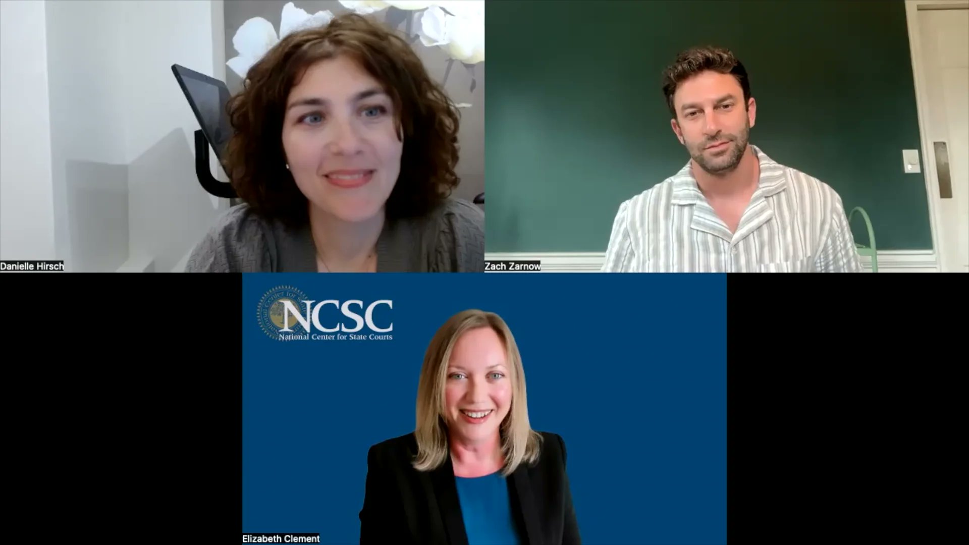 StateCourts's tweet card. Tiny Chat 158: Getting to Know Beth Clement