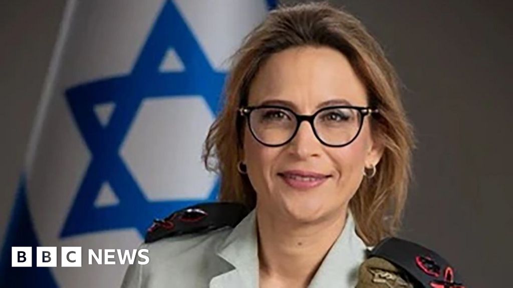 BBCWorld's tweet card. Maj Gen Yifat Tomer-Yerushalmi resigned on Friday, admitting leaking a video allegedly showing abuse of a Palestinian detainee.