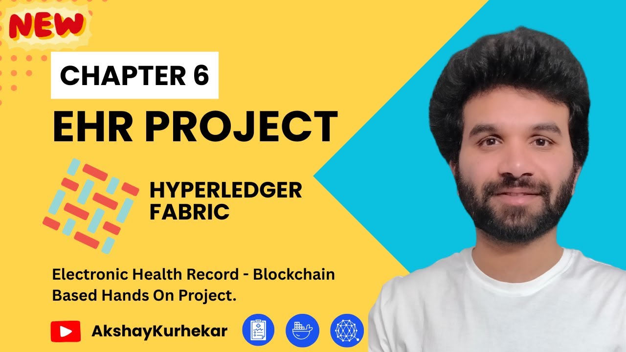 akshay_kurhekar's tweet card. Chapter 06 Chaincode Interaction | Blockchain-based Electronic Health...