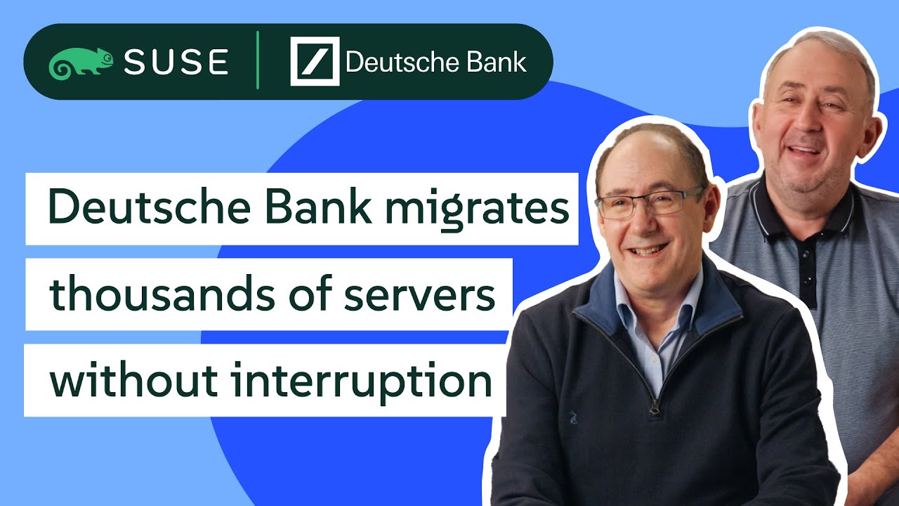railfan1976's tweet card. Deutsche Bank Secures 24/7 Operations with SUSE Multi-Linux Support
