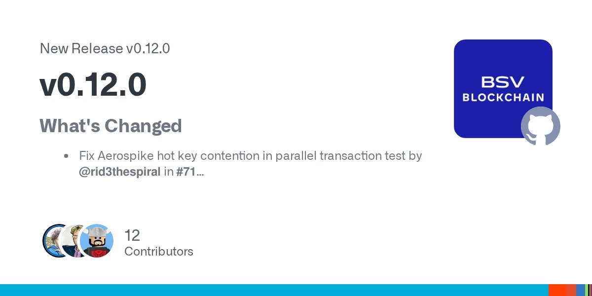 KblockTwice's tweet card. What's Changed Fix Aerospike hot key contention in parallel transaction test by @rid3thespiral in #71 [TEST] Chaos testing - Scenario 03 Network Partition by @rid3thespiral in #66 Fix: Manage ...