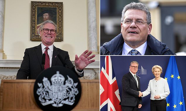 48Nowhere's tweet card. Commission vice-president Maros Sefcovic pointed to the idea of Britain becoming part of the Pan-Euro-Mediterranean Convention (PEM).