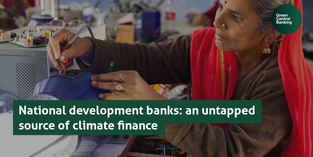 greenCB's tweet card. These national financial institutions have combined assets worth trillions of dollars which could be funnelled into climate adaptation and mitigation, say researchers from the World Resources...