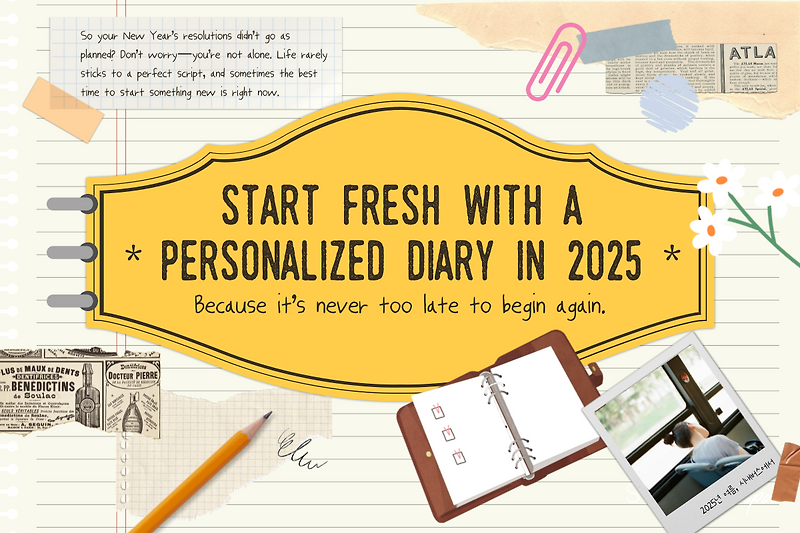 stay14_bespoke's tweet card. ✨ Start Fresh with a Personalized Diary in 2025 ✨Because it’s never too late to begin again. So your New Year’s resolutions didn’t go as planned? Don’t worry—you’re not alone. Life rarely sticks to a...